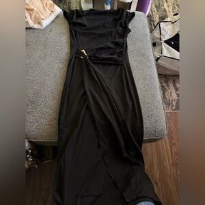 Chic Strapless Black Dress